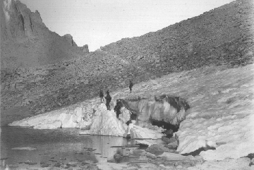 The remains of the Mt. Whitney glacier