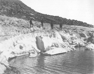 The remains of the Mt. Whitney glacier